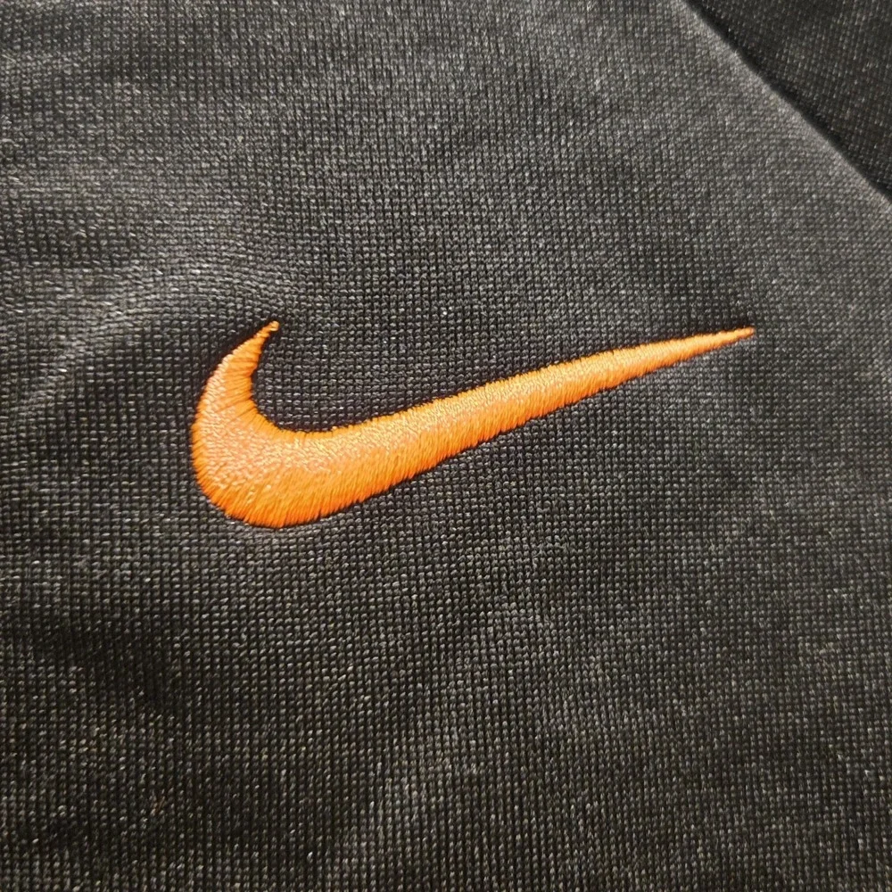 Nike 4T Jacket Black Orange 1/4 Zip Hooded‎ Jacket Dri-Fit Training